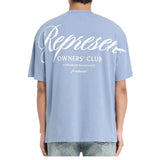 REPRESENT Owners Club Script T-Shirt OCM41201-08 I Dusty Blue