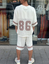 Nammos חליפה אובר סייז 86 | White/Beige