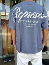 REPRESENT Owners Club Script T-Shirt OCM41201-08 I Dusty Blue