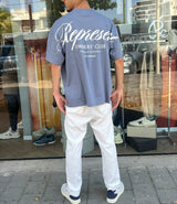 REPRESENT Owners Club Script T-Shirt OCM41201-08 I Dusty Blue