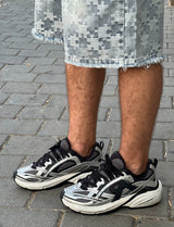 REPRESENT Sneaker Storm Runner MLM9350-265 I Silver / Black