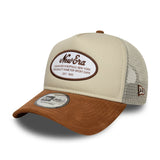 NEW ERA Patch Suede Trucker 60691080 | Brown