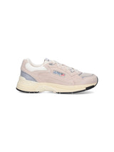 AUTRY Sneakers HYLM UM03 I Suede / Mesh Sand / Silv
