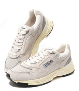 AUTRY Sneakers HYLM UM03 I Suede / Mesh Sand / Silv
