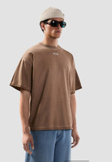GCDS Patch Logo Solarized T-shirt B2SM2313JF1-30 | Beige Taupe