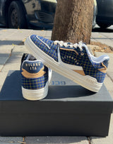 GCDS Sneakers TARTAN GCU1007 457 I Blue / Beige