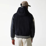 NEW ERA NE HOODED VRSITY JCKT NEWERA 60684379 | Black