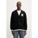 NEW ERA MLB KNIT CARDIGAN NEYYAN 60684475 | Black
