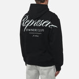 REPRESENT Owners Club Script Hoodie OCM41200-001 I Black