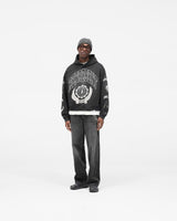 REPRESENT Legacy Crest Hoodie MLM100372-041 I Stained Black