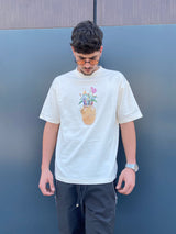 Drole de Monsieur Le T-Shirt Pinceaux D-TS183-CO002-CM | Cream