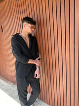 DREAM & WORK Linen suit | Black