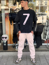 NAMMOS חולצה שרוול דאבל 7 I Black