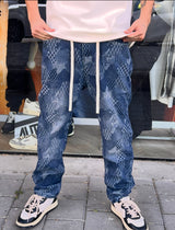 NAMMOS ג'ינס אובר סייז I Blue