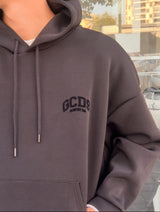 GCDS Logo Lounge Scouba Hoodie B2EM1904JJ9 99 | Black