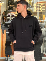 GCDS Logo Lounge Scouba Hoodie B2EM1904JJ9 99 | Black