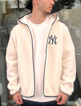 NEW ERA HOODED SHERPA NEYYAN 60758709 | White