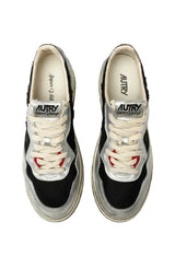 AUTRY Sneakers AVLM MS14 I Mesh / Suede Blk / Silver