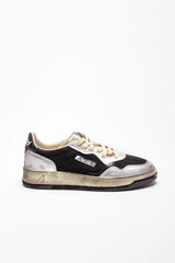 AUTRY Sneakers AVLM MS14 I Mesh / Suede Blk / Silver