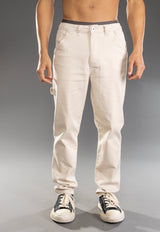 Nammos Fil Rouge Baggy Drill Pants | Beige