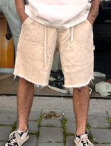 NAMMOS מכנס ג'ינס אובר סייז קצר VA25010 I Khaki