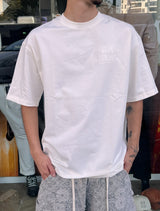 NAMMOS טי אובר סייז Dav28 I White