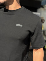 GCDS Men Stright T-Shirt GC252MT12 001 | Black