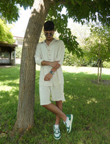 Nammos Fil Rouge Mykonos Linen suit | Beige