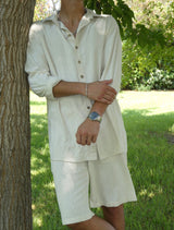 Nammos Fil Rouge Mykonos Linen suit | Beige