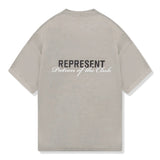 REPRESENT Patron Of The Club T-Shirt OverSize MLM4274-505 | Mudstone