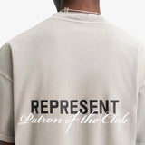 REPRESENT Patron Of The Club T-Shirt OverSize MLM4274-505 | Mudstone