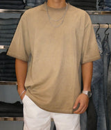 Nammos T-Shirt Over Size | Camel Stone Wash