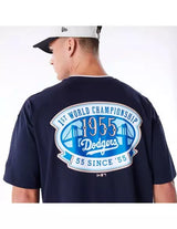 NEW ERA WRLD SRIES DRP SHLDR TEE LOSDOD 60564869 | Navy