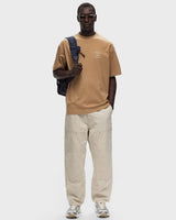 Drole de Monsieur Le T-Shirt Slogan Callgraphy E-TS209-CO002 | Ice Brown