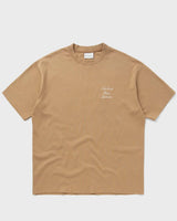 Drole de Monsieur Le T-Shirt Slogan Callgraphy E-TS209-CO002 | Ice Brown