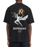 REPRESENT Icarus T-Shirt OverSize MLM467-01 | Jet Black