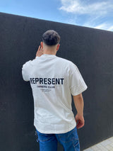 REPRESENT T-shirt OverSize M05149-72 | Flat White