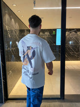 REPRESENT Storms in Heaven T-Shirt OverSize M05229-72 | Flat White