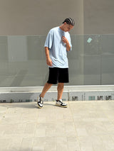 NAMMOS Over SIze Linen T-Shirt RAMPA I Light Blue