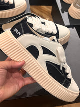 RHUN Sneakers 2020 Skate I Bicolore Beige / Black canvas