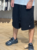 NAMMOS מכנס פרנץ׳ טרי קרעים D981  I Black