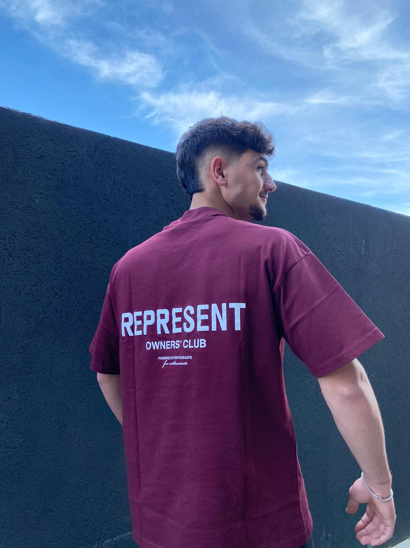 REPRESENT T-shirt OverSize M05149-241 | Maroon