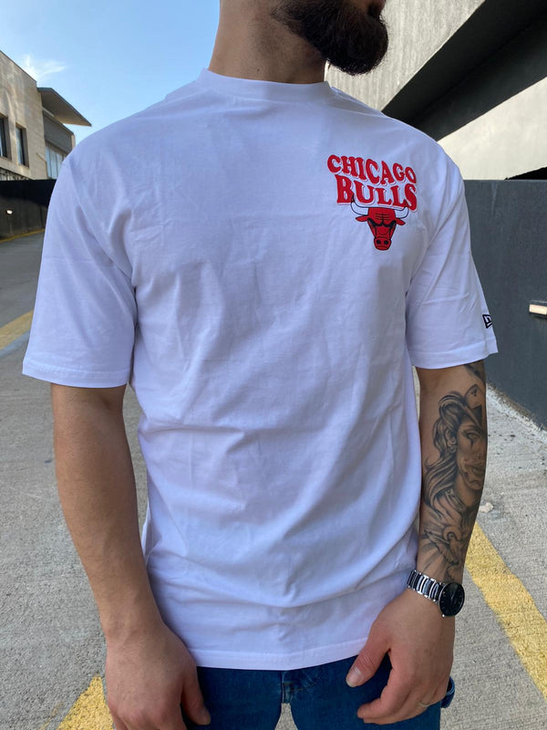 NEW ERA NBA SCRIPT OS TEE CHIBUL WHIFDR 60435518 | White