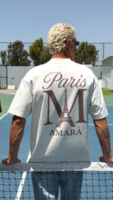 AMARA Paris Cotton OverSize T-Shirt 101036 | OffWhite Wash