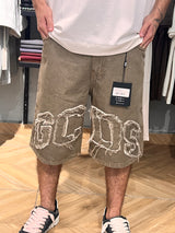 GCDS Logo Lounge Short C1MWQL223D087 | Sandshell / Taupe