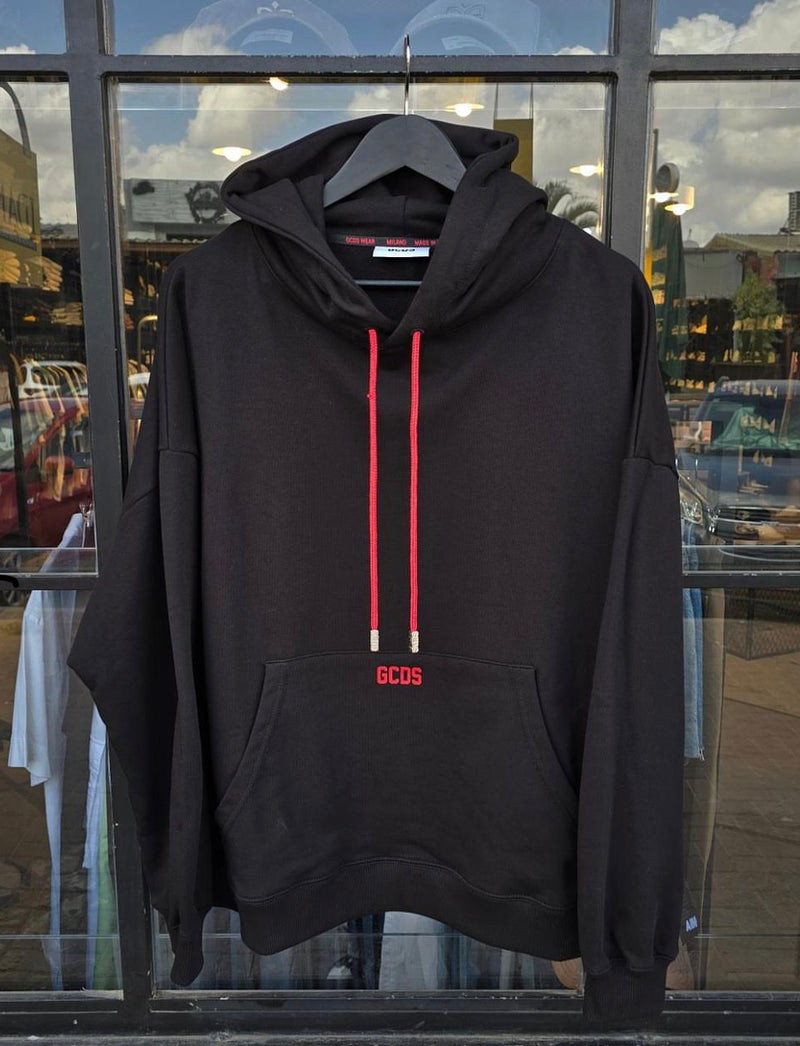 GCDS A2OU1910JH5 Logo Hoodie | Black