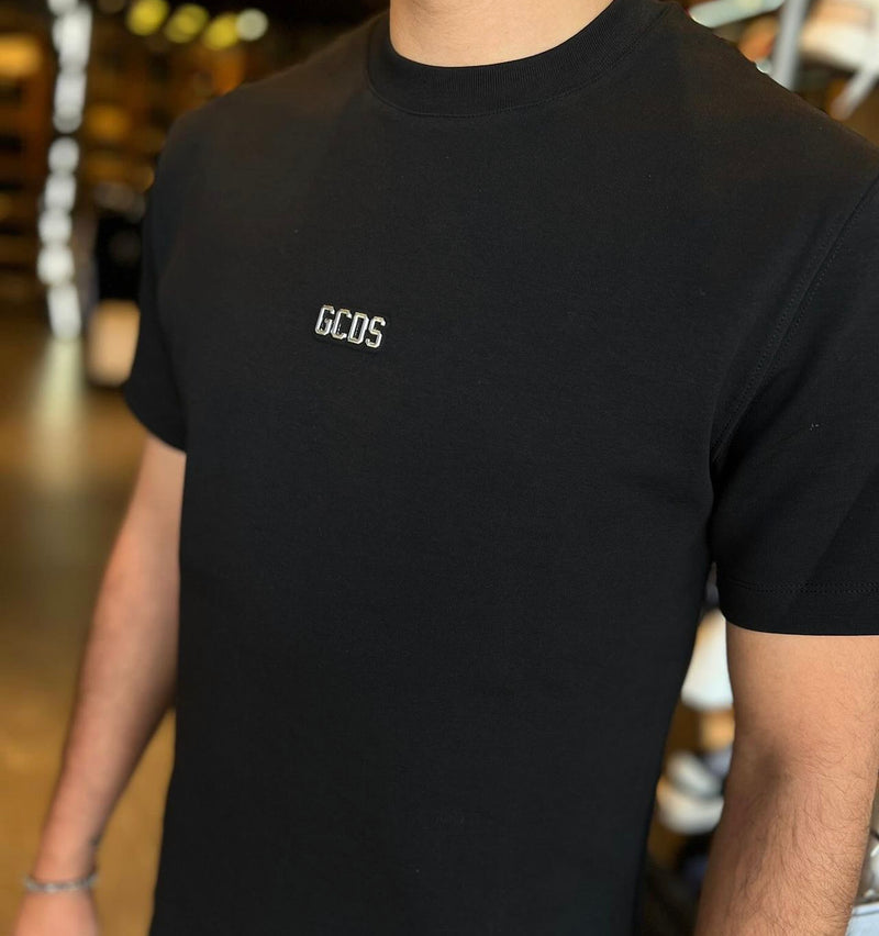 GCDS GC242MT09-001 Straight T-Shirt | Black