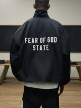 ESSENTIALS FEAR OF GOD 6370F OverSize Jacket | Black