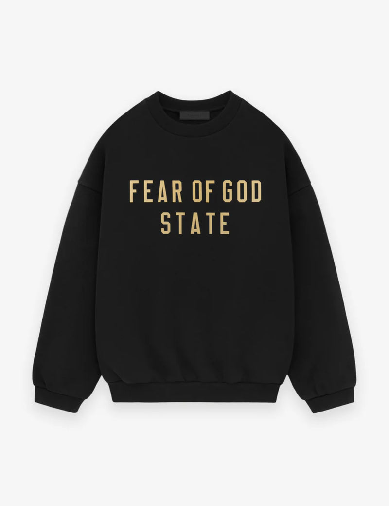 ESSENTIALS FEAR OF GOD 6260F OverSize Sweatshirt | Black