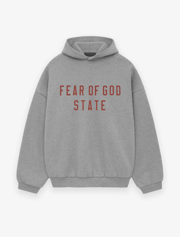 ESSENTIALS FEAR OF GOD OverSize Hoodie 192BT246250F | Grey